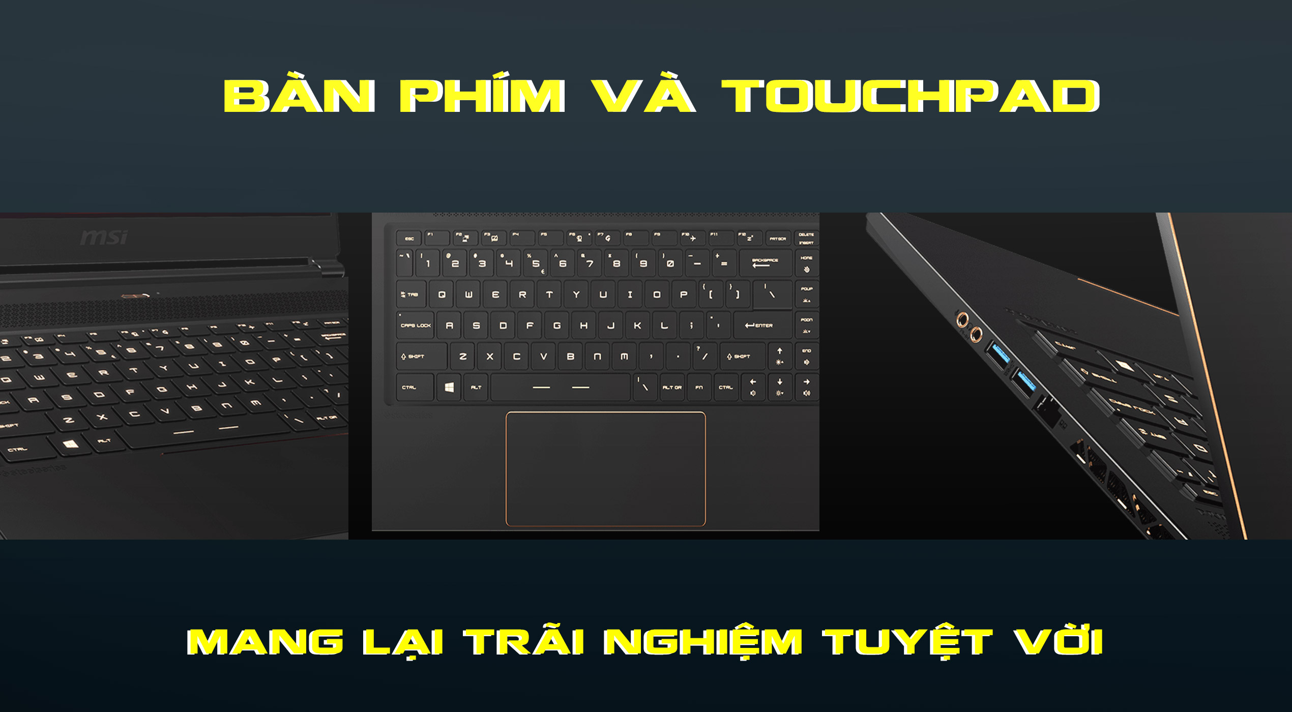 bàn phím MSI GS65 Stealth 9SE-1000VN