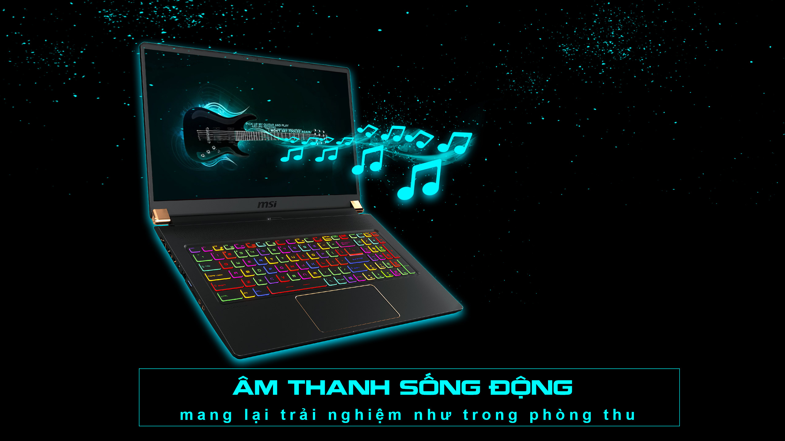 âm thanh msi gs75 stealth 9sf