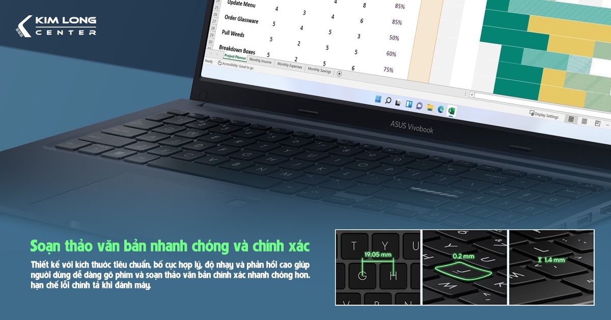 Bàn phím Asus Vivobook 14X OLED A1403ZA-KM065W