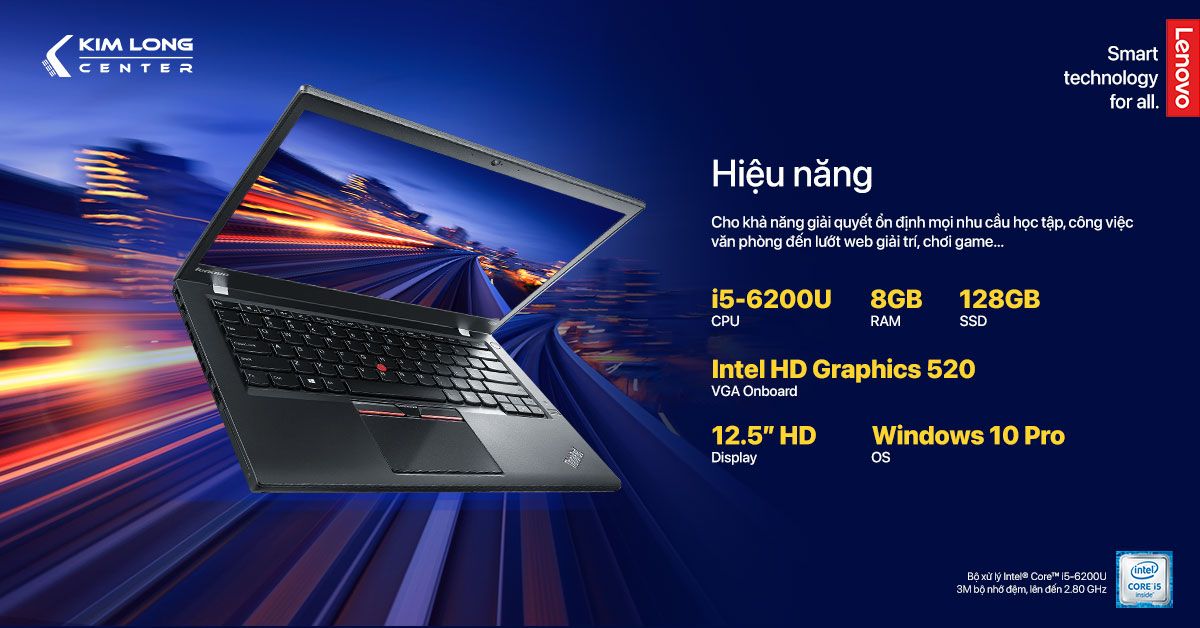 Cấu hình lenovo thinkpad x270