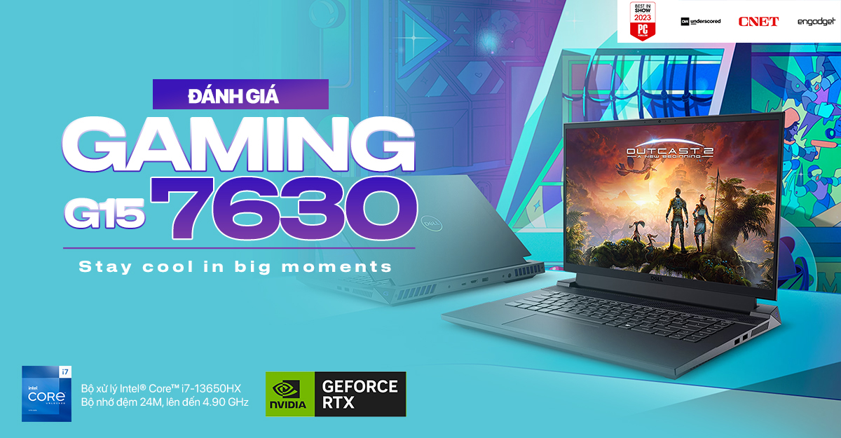 Đánh giá Dell Gaming G16 7630 - Laptop gaming đậm chất game thủ 