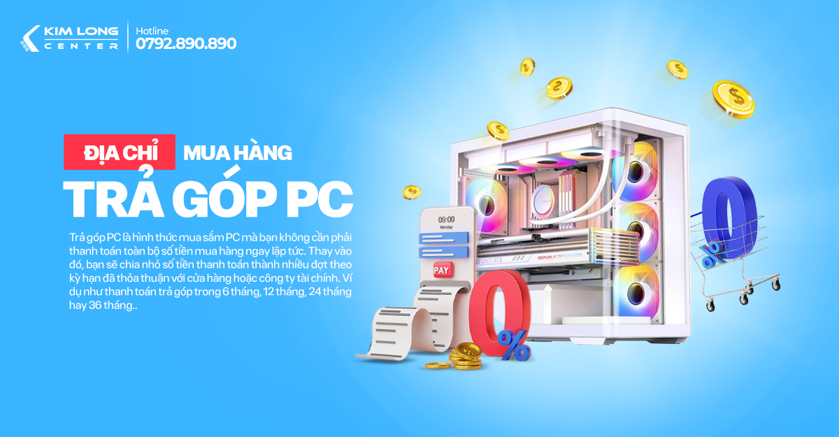 Địa chỉ mua pc trả góp tphcm