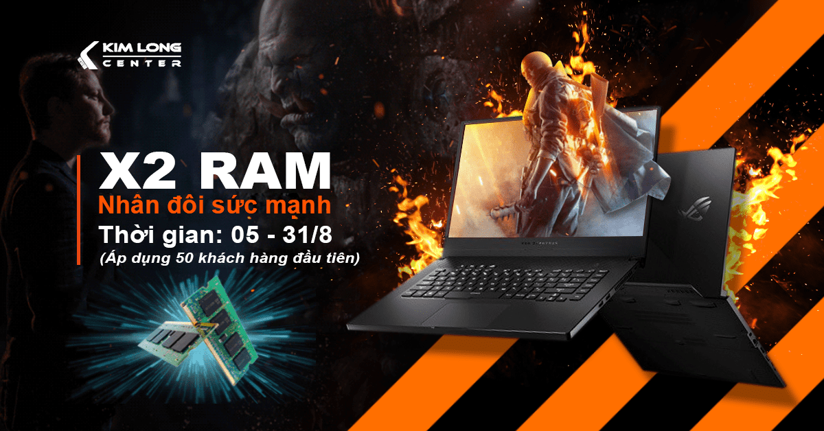 FREE X2 RAM – NHÂN ĐÔI SỨC MẠNH