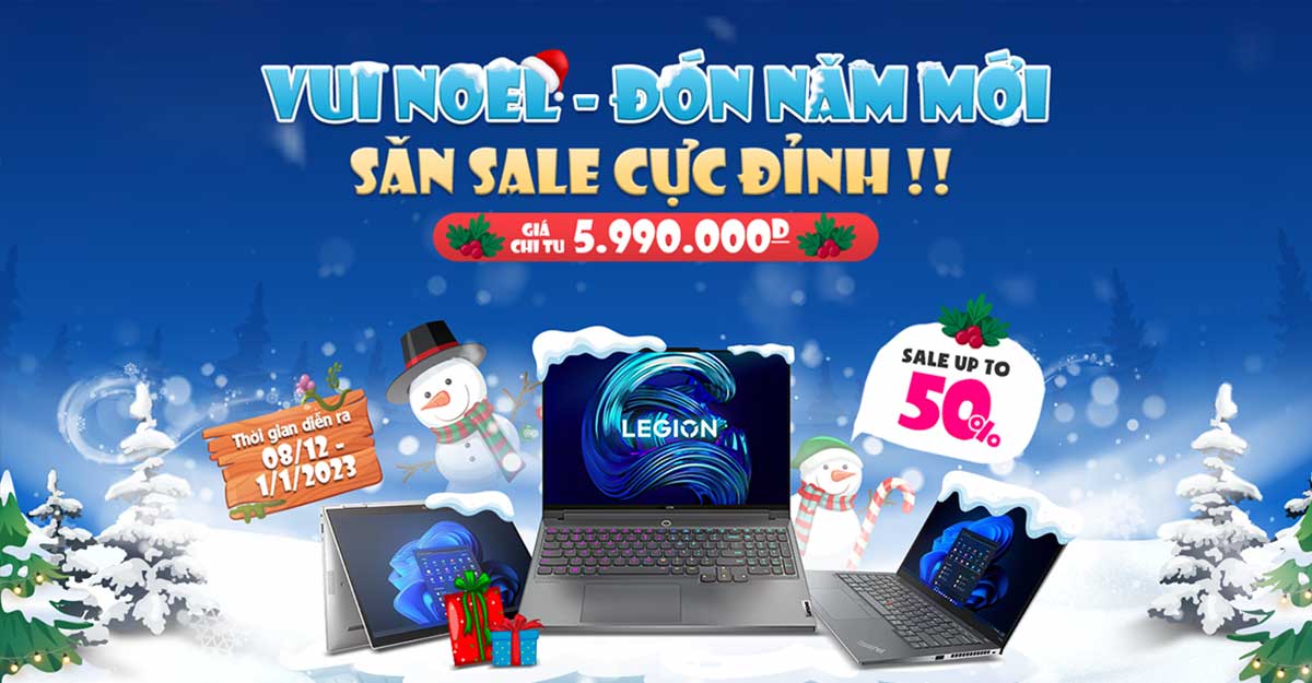 VUI NOEL ĐÓN NĂM MỚI - SĂN SALE CỰC ĐỈNH 